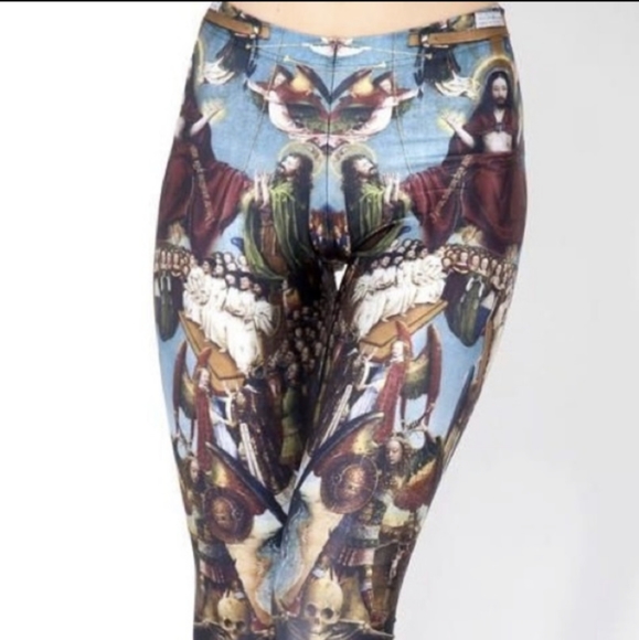 BLACK MILK leggings XS renaissance painting - Picture 2 of 8